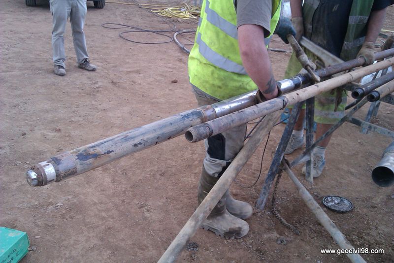 Presiómetro acoplado al varillaje Presiómetro acoplado al varillaje, geotecnia, estudios geotécnicos